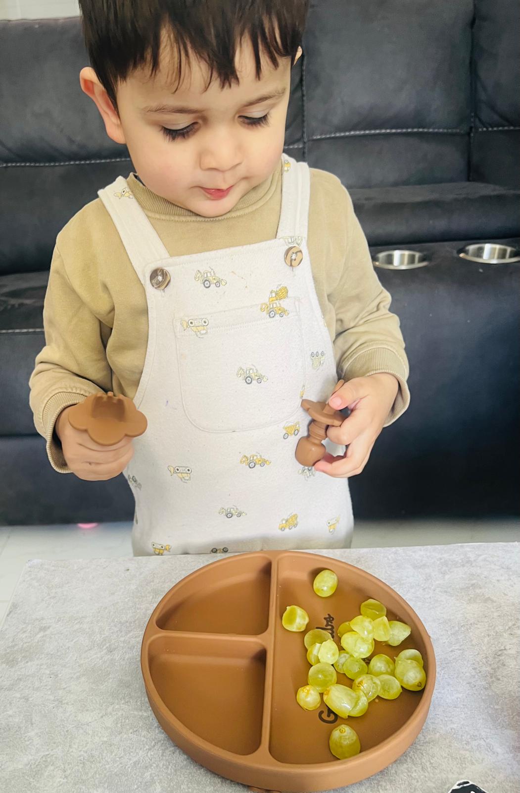 Gourmet Bubs 8 Piece Baby Feeding Set - Clay