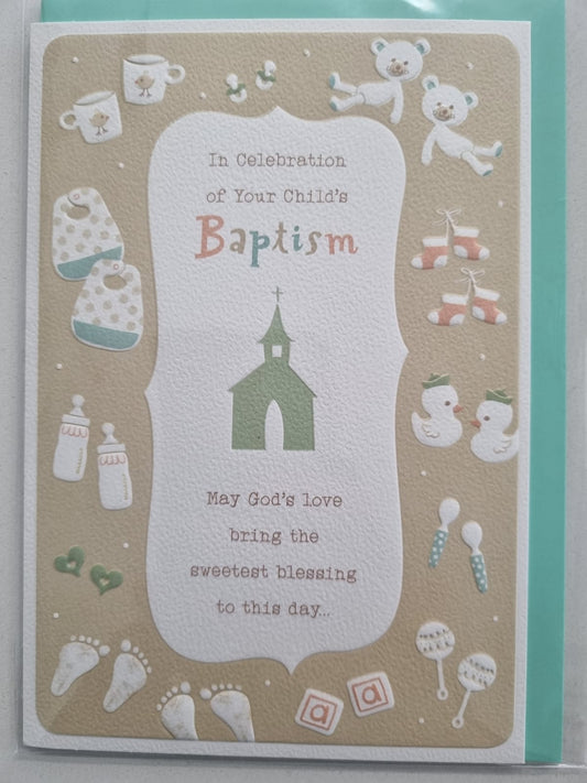 You will Experience Elegance with Our Graceful Baptism Cards!