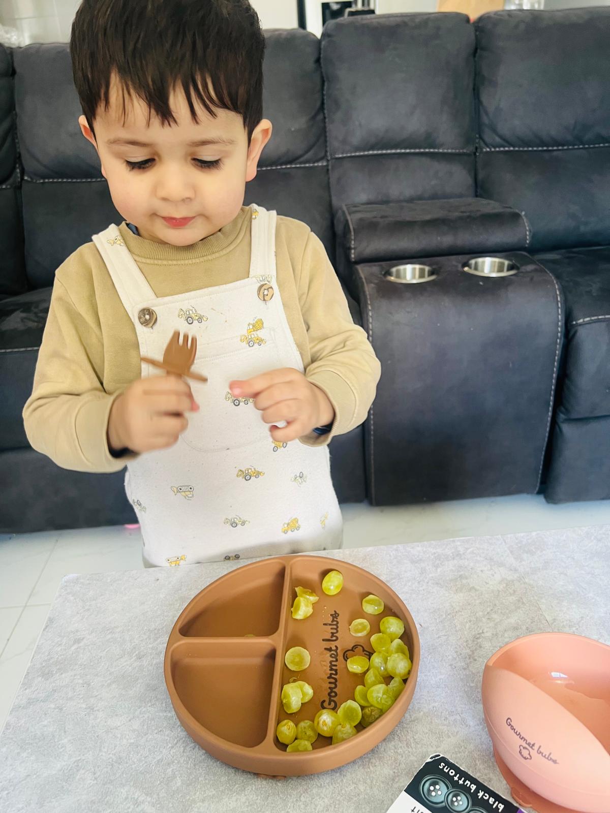 Gourmet Bubs 8 Piece Baby Feeding Set - Clay