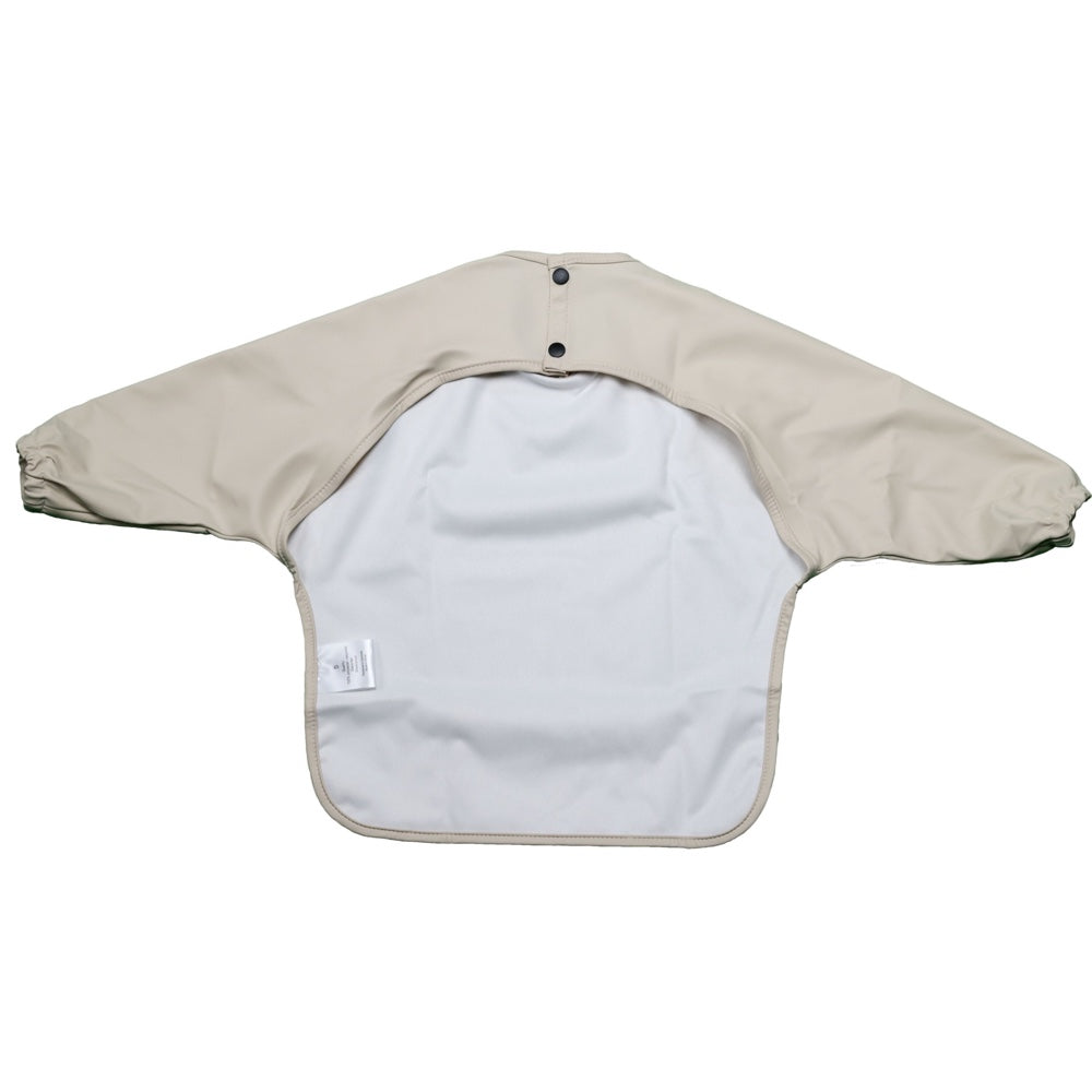 Gourmet Bubs Waterproof Feeding Smock with Bib Pouch - Cream